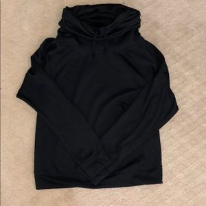 nike black turtleneck hoodie